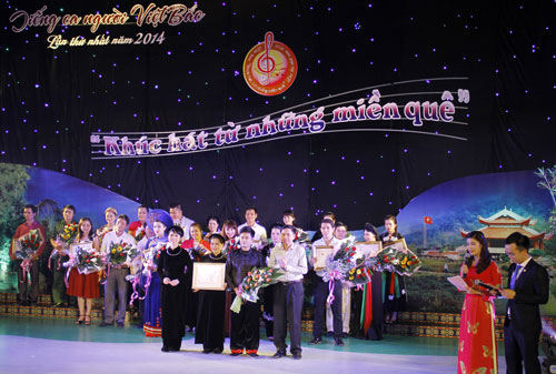 Thái Nguyên Chung kết Liên hoan Khúc hát từ những miền quê lần thứ nhất năm 2014
